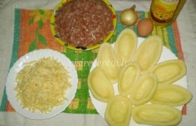 Faršu įdarytos bulvių "geldelės"