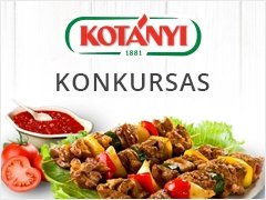 Konkursas "Grill patiekalai su KOTANYI"