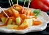 Keptos bulvės ispaniškai (Patatas Bravas)