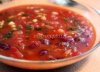 Aštri pomidorų sriuba su pupelėmis
