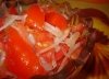 Pomidorų ir dešrelių salotos