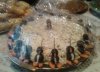 Ikrų mišrainė su pingviniukais įdarytais maskaropnės  sūrių