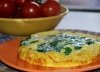 Omletas su špinatais