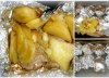 Mėsos gabaliukai su bulvėmis folijoje