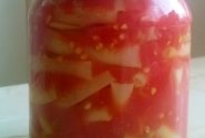 Šparaginės pupelės žiemai su pomidorų tyre