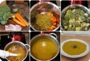 Trinta brokolių ir žirnių sriuba