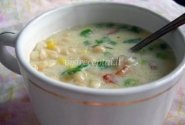 Pupelių ir kukurūzų sriuba