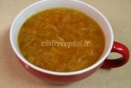 Paprasta kopūstų sriuba