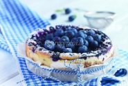 Sūrio pyragas su mėlynėmis