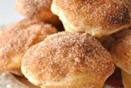 Pyragaičiai "Aebleskiver" su bananų įdaru