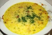 Žalumynų ir sūrio sriuba