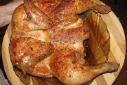 Kepta višta garstyčių marinate