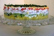 Baravykų salotos "Margos" su majonezu