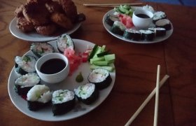 Velykų suktinukai - sushi