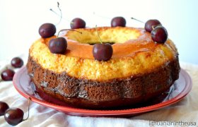 Chocoflan – kakavinis pyragas su pudingu