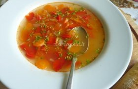 Tiršta daržovių sriuba