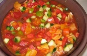 Šalta daržovių sriuba