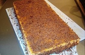 Vaflių tortas su šokoladu