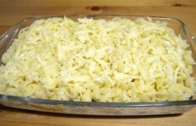 Makaronų ir sūrio apkepas