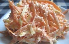 Pikantiškos morkų salotos