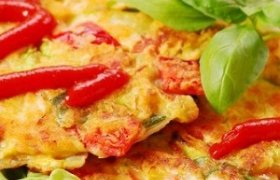 Omletas su pomidorais