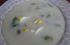 Rūgštynių sriuba su špinatais