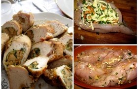 Įdaryta vištienos krūtinėlė