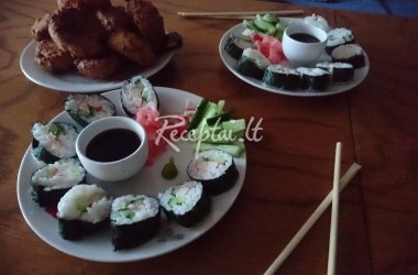 Velykų suktinukai - sushi