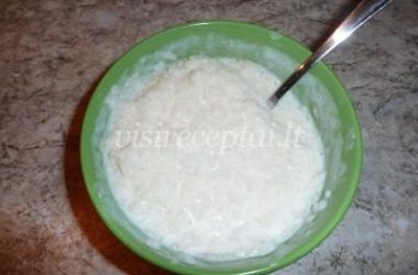Pieniška ryžių košė