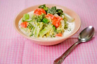 Sriuba su morkomis ir brokoliais