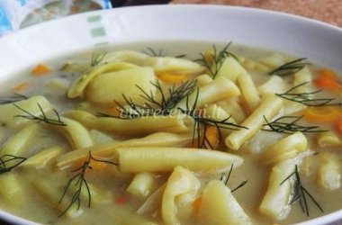 Šparaginių pupelių sriuba