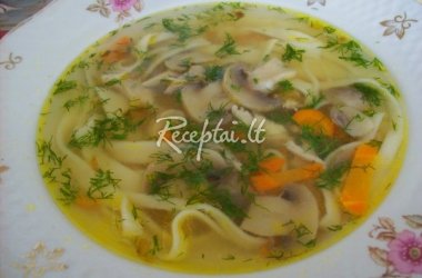 Daržovių-vištienos sriuba