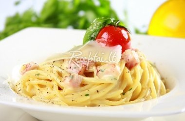 Spagečiai a‘la Carbonara