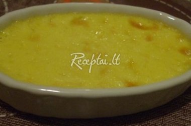 "Creme brulee" su DanSukker vaniliniu cukrumi su tikra vanile